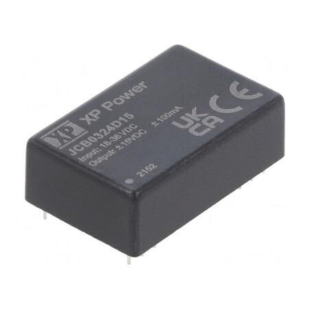 Convertor DC/DC 3W 18-36V la 15V/-15V THT | Electronic-mag.ro | Componente Electronice