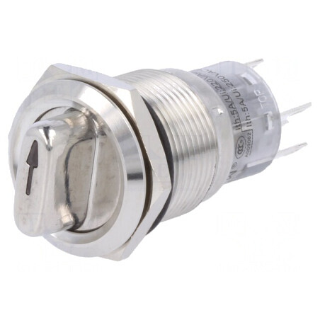 Comutator rotativ SPDT 0,5A/220VAC 1A/24VDC | Electronic-mag.ro | Componente Electronice