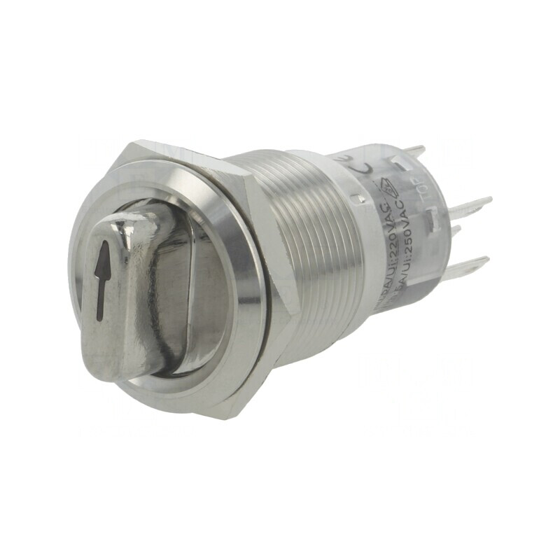 Comutator Rotativ SPDT 0,5A/220VAC 1A/24VDC | Electronic-mag.ro | Componente Electronice