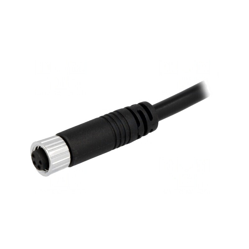 Conector M8 5m 4 Pin Drept cu Manșon și Cabluri | Electronic-mag.ro | Componente Electronice