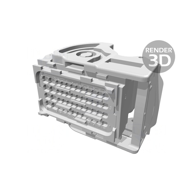 Conector auto CMC mamă PIN 48 maro | Electronic-mag.ro | Componente Electronice