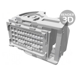 Conector auto CMC mamă PIN 48 maro | Electronic-mag.ro | Componente Electronice