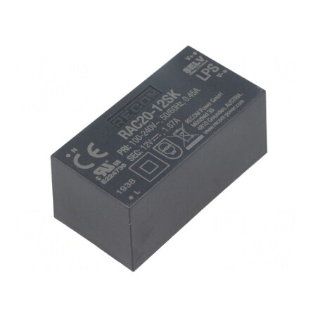 Convertor AC/DC 20W 12V | Electronic-mag.ro | Componente Electronice