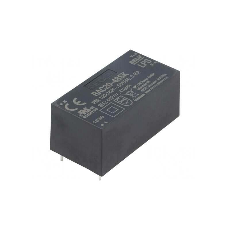 Convertor AC/DC 20W 48VDC | Electronic-mag.ro | Componente Electronice Convertor AC/DC 20W 48VDC | Electronic-mag.ro | Componente Electronice