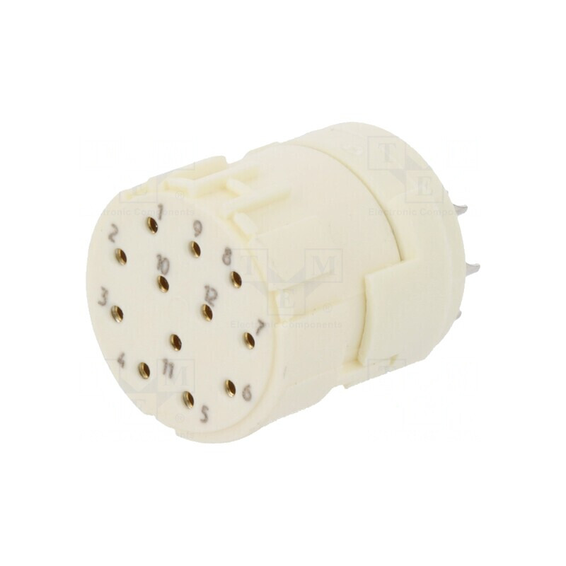 Conector M23 12-Pin Mamă Lipire 200V 8A | Electronic-mag.ro | Componente Electronice