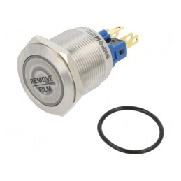 Comutator anti-vandalism IP65 OFF-ON 2A 36VDC | Electronic-mag.ro | Componente Electronice