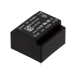 Transformator Încapsulat 12VAC 12V 0,35VA PCB | Electronic-mag.ro | Componente Electronice