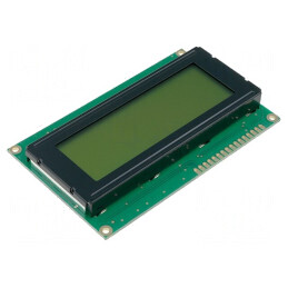 Display LCD Alfanumeric 20x4 LED Galben-Verde | Electronic-mag.ro | Componente Electronice