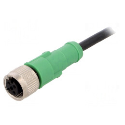 Cablu Conectare M12 4 PIN 3m 250VAC 4A | Electronic-mag.ro | Componente Electronice