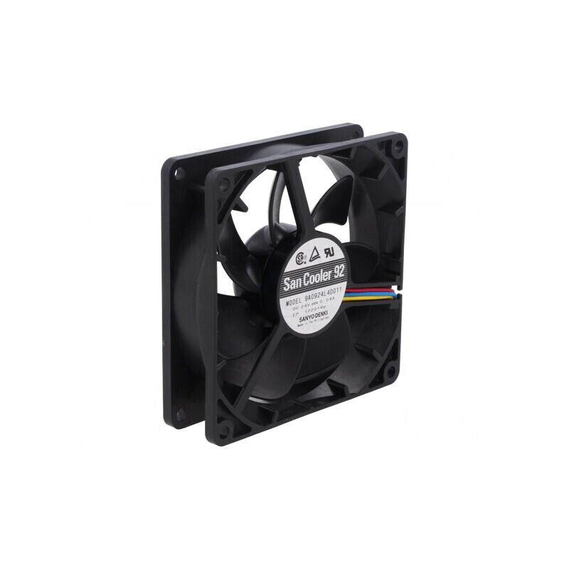 Ventilator axial 24V DC 92mm 48m3/h | Electronic-mag.ro | Componente Electronice