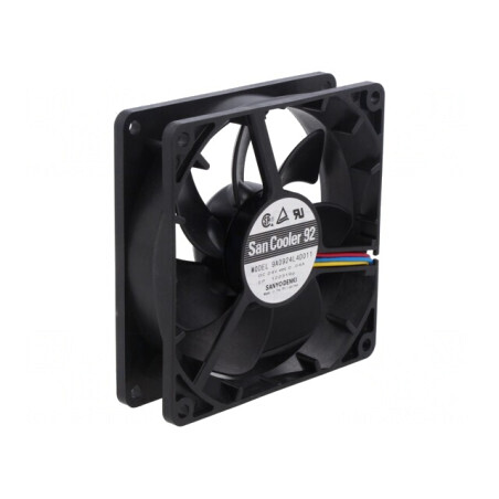 Ventilator axial 24V DC 92mm 48m3/h | Electronic-mag.ro | Componente Electronice
