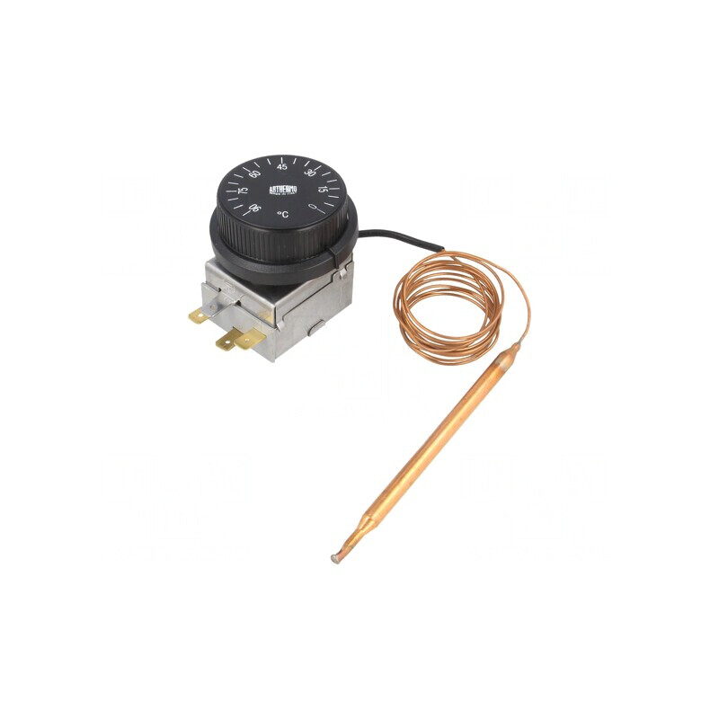 Termostat Capilar SPDT 10A 400VAC 0-90°C | Electronic-mag.ro | Componente Electronice