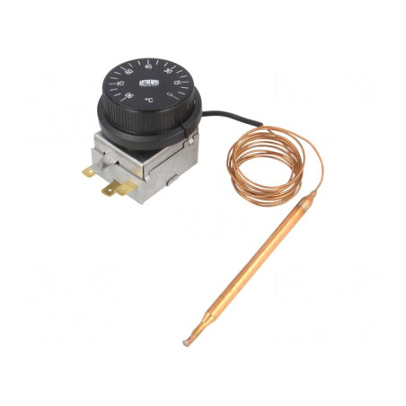 Termostat Capilar SPDT 10A 400VAC 0-90°C | Electronic-mag.ro | Componente Electronice