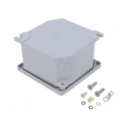 Carcasă Universală cu Lame de Fixare 100x100x59 mm | Electronic-mag.ro | Componente Electronice