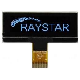 Afișaj OLED Grafic 2,22" 128x32 Albastru | Electronic-mag.ro | Componente Electronice