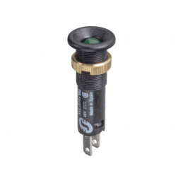 Lampă LED Control Verde 48VDC Ø8mm IP40 Plastic | Electronic-mag.ro | Componente Electronice