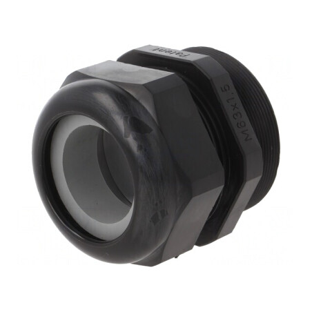 Garnitură de etanșare cu filet alungit M63 IP68 neagră | Electronic-mag.ro | Componente Electronice