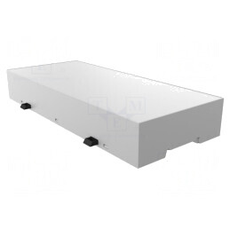 Carcasă pentru șină DIN 90mm x 212,5mm gri | Electronic-mag.ro | Componente Electronice