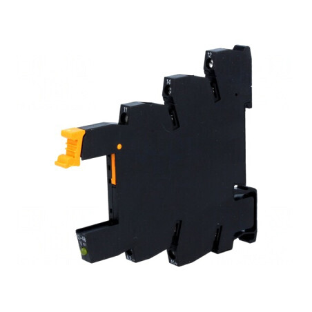 Stativ PIN 8 6A 240VAC pentru șină DIN SNR ST | Electronic-mag.ro | Componente Electronice