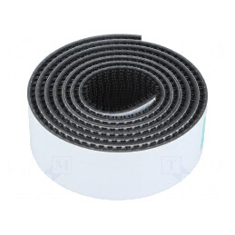 Bandă Velcro Neagră 25mm x 1m | Electronic-mag.ro | Componente Electronice