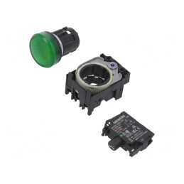 Lumină de Control LED 22mm IP67 24VAC | Electronic-mag.ro | Componente Electronice