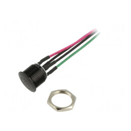 Comutator Anti-Vandalism SPST-NO 2A/36VDC IP67 | Electronic-mag.ro | Componente Electronice