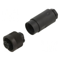 Mufă Circulară 4-PIN 400V RD24 pe Cablu | Electronic-mag.ro | Componente Electronice