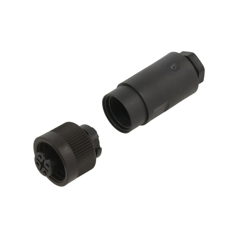 Mufă Circulară 4-PIN 400V RD24 pe Cablu | Electronic-mag.ro | Componente Electronice