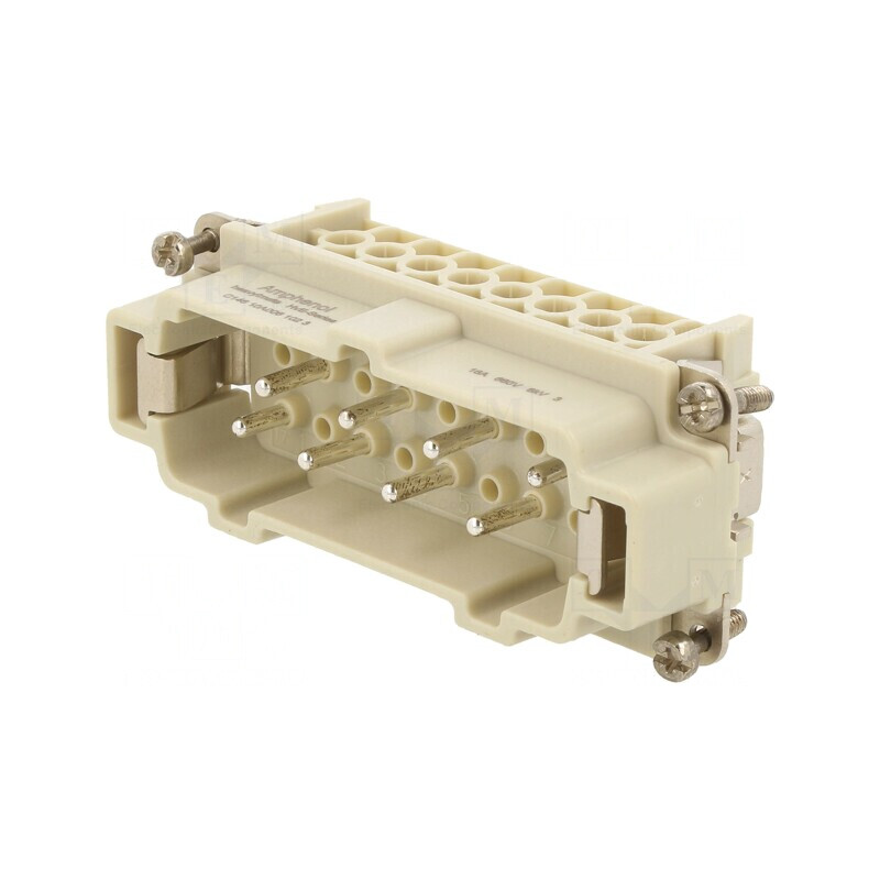 Conector HDC Contact Tată 8+8 PE 16A | Electronic-mag.ro | Componente Electronice