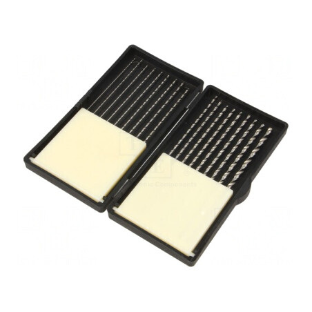 Set de Burghie HSS pentru Metal cu Cutie Plastic | Electronic-mag.ro | Componente Electronice
