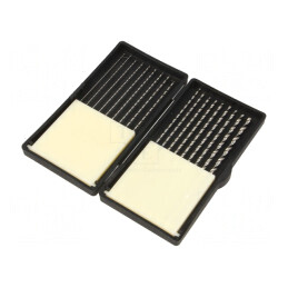 Set de Burghie HSS pentru Metal cu Cutie Plastic | Electronic-mag.ro | Componente Electronice