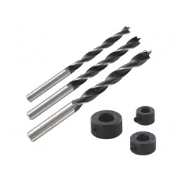 Set Burghie 6mm, 8mm, 10mm cu Limitator - 3 Buc. | Electronic-mag.ro | Componente Electronice