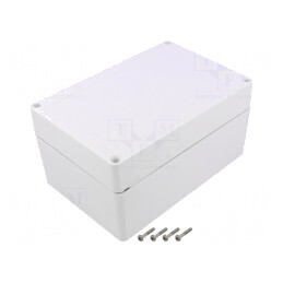 Carcasă universală 180mm x 120mm x 90mm cu bucșă din alamă | Electronic-mag.ro | Componente Electronice