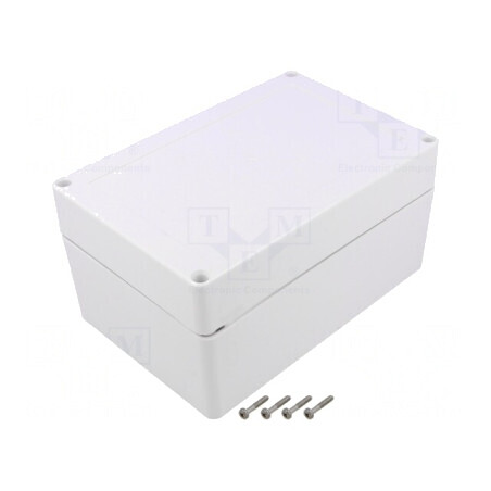 Carcasă universală 180mm x 120mm x 90mm cu bucșă din alamă | Electronic-mag.ro | Componente Electronice