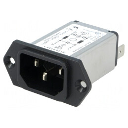 Conector Alimentare AC 1A 250V IEC 60320 | Electronic-mag.ro | Componente Electronice