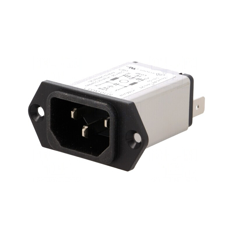 Conector Alimentare AC Soclu Tată 6A 250VAC IEC 60320 | Electronic-mag.ro | Componente Electronice Conector Alimentare AC Soclu Tată 6A 250VAC IEC 60320 | Electronic-mag.ro | Componente Electronice