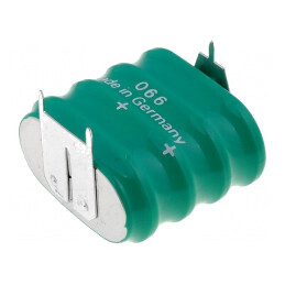 Acumul: Ni-MH | 4,8V | 140mAh | 3pin,pol pozitiv: 2pin | 26,5x15x23mm | 55615304059