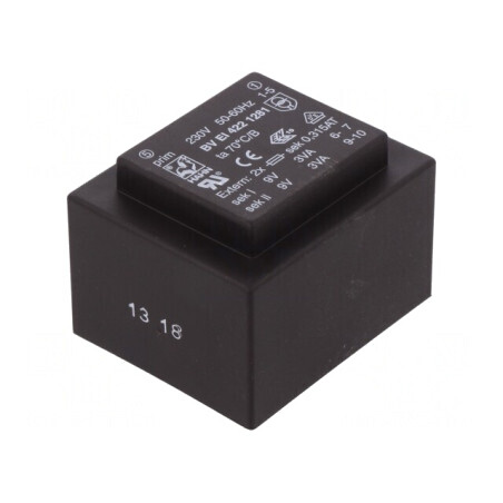 Transformator Encapsulat 6VA 230V 9V PCB | Electronic-mag.ro | Componente Electronice