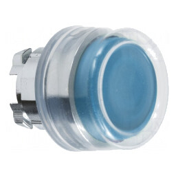 Comutator Apăsare 22mm Albastru Stabilizat | Electronic-mag.ro | Componente Electronice