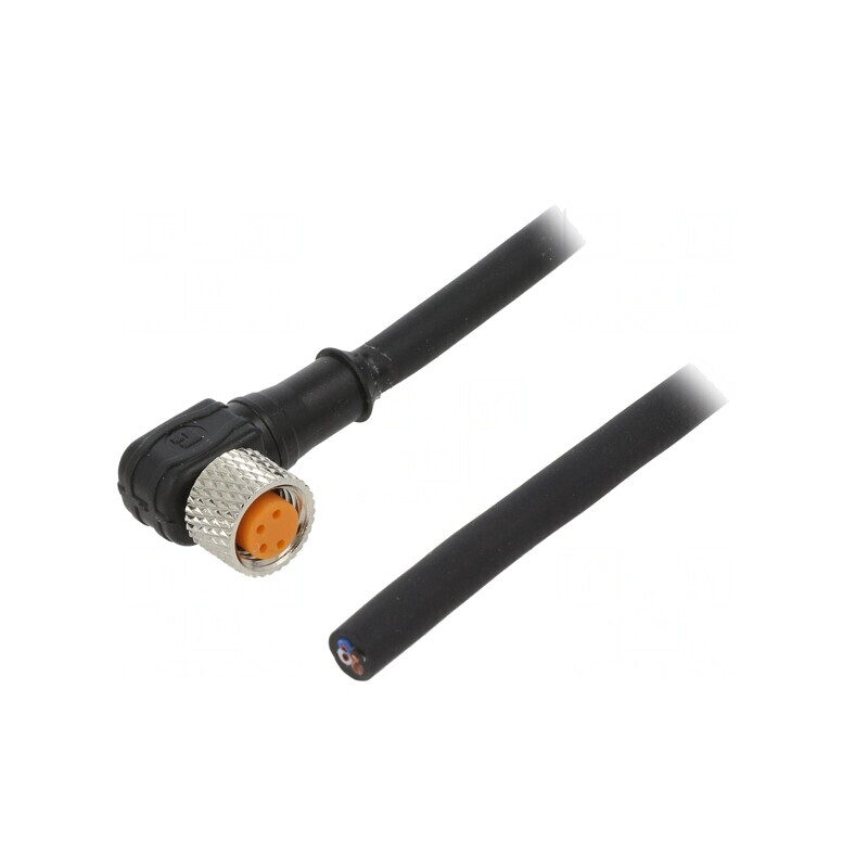 Cablu Conectare M8 4 Poli Unghi 10m PVC | Electronic-mag.ro | Componente Electronice