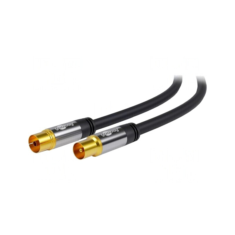 Cablu Coaxial 75Ω 5m 9,5mm PVC