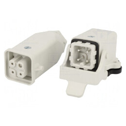 Conector HDC Tată Mamă 4+3 PIN M20 3A | Electronic-mag.ro | Componente Electronice