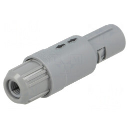 Conector circular 1P mufă tată 2 pini lipire pe cablu 10A | Electronic-mag.ro | Componente Electronice