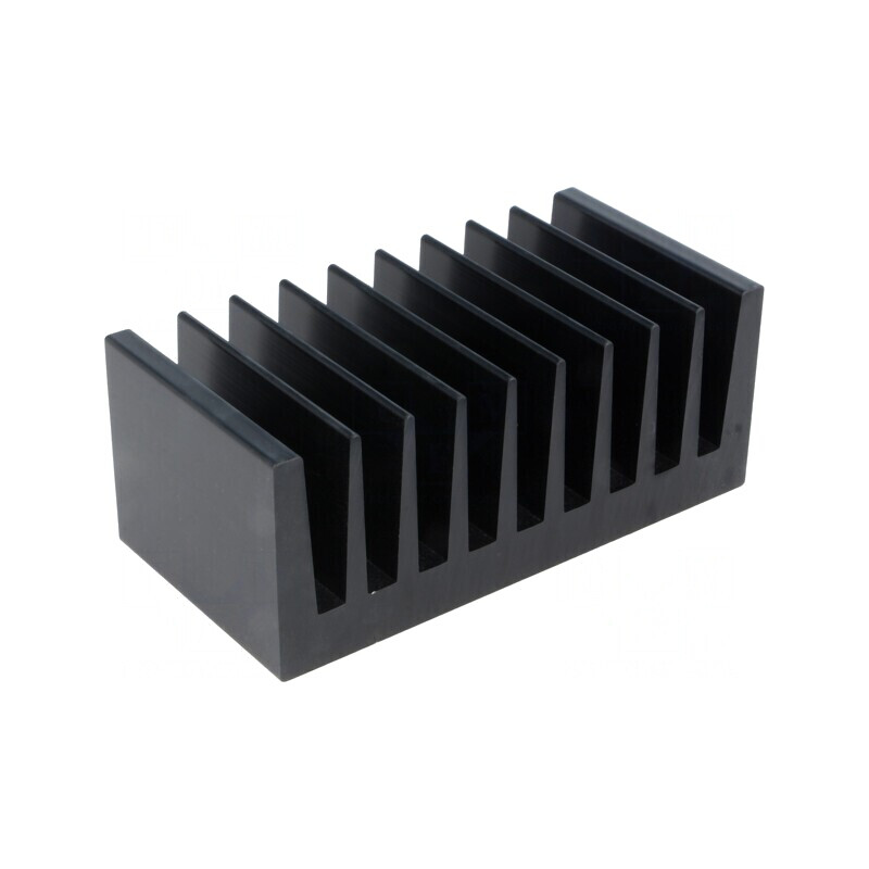 Radiator extrudat cu aripioare negru 50x100x40mm | Electronic-mag.ro | Componente Electronice Radiator extrudat cu aripioare negru 50x100x40mm | Electronic-mag.ro | Componente Electronice