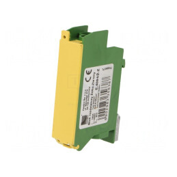 Bloc Distribuție 1 Pista 5 Borne ABS TS35 | Electronic-mag.ro | Componente Electronice