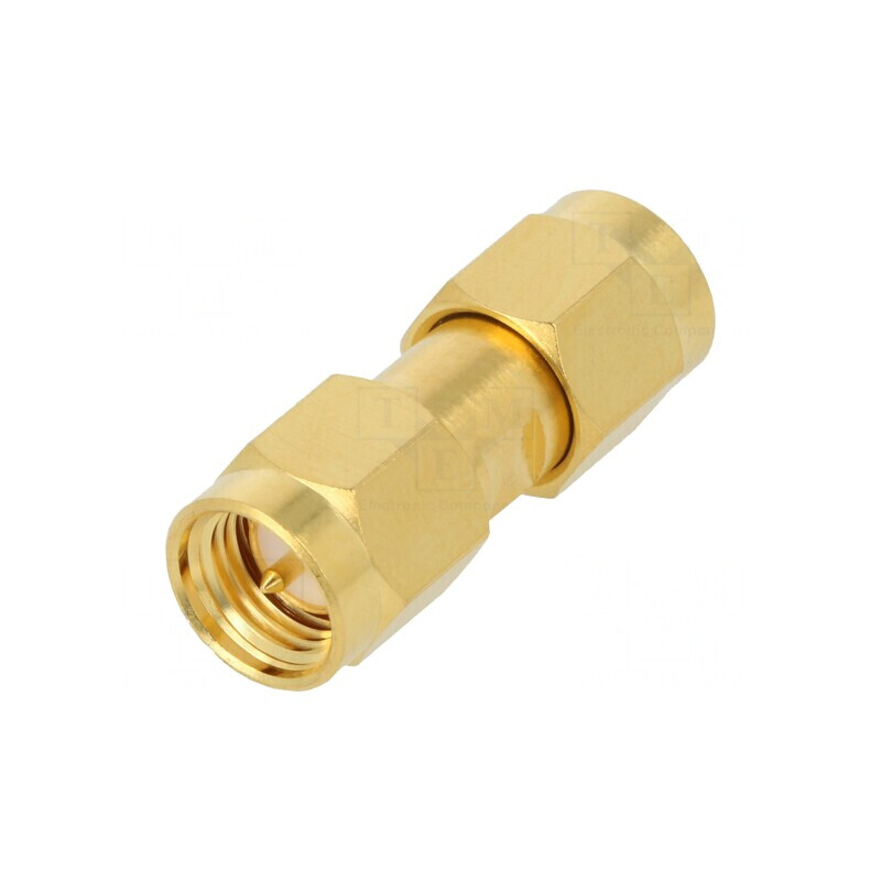 Adaptor SMA Tată Aurit 50Ω PTFE | Electronic-mag.ro | Componente Electronice