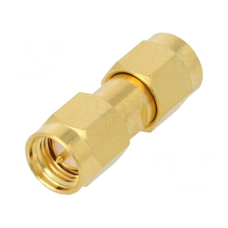 Adaptor SMA Tată Aurit 50Ω PTFE | Electronic-mag.ro | Componente Electronice