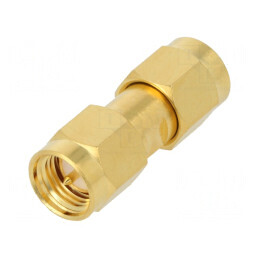 Adaptor SMA Tată Aurit 50Ω PTFE | Electronic-mag.ro | Componente Electronice
