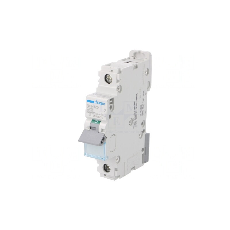 Întrerupător de Supracurent 20A 1P 10kA 230/400V | Electronic-mag.ro | Componente Electronice