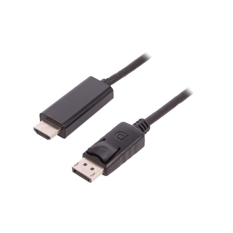 Cablu DisplayPort 1.2 la HDMI 3m Negru | Electronic-mag.ro | Componente Electronice Cablu DisplayPort 1.2 la HDMI 3m Negru | Electronic-mag.ro | Componente Electronice